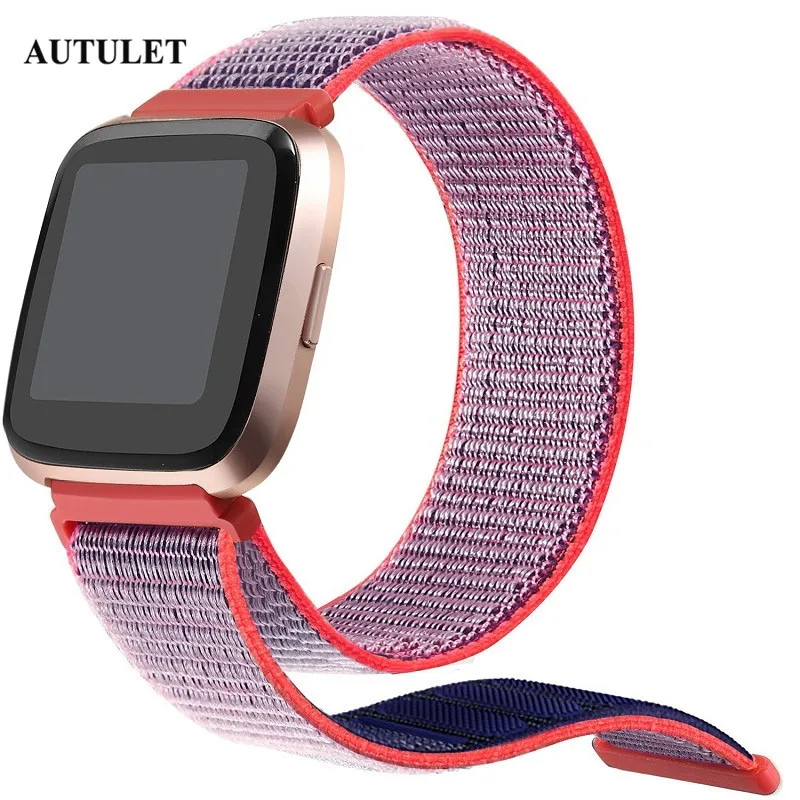 Лучшие Fitbit Versa Смотреть полоса ремни нейлон для мужчин и женщин Замена аксессуары