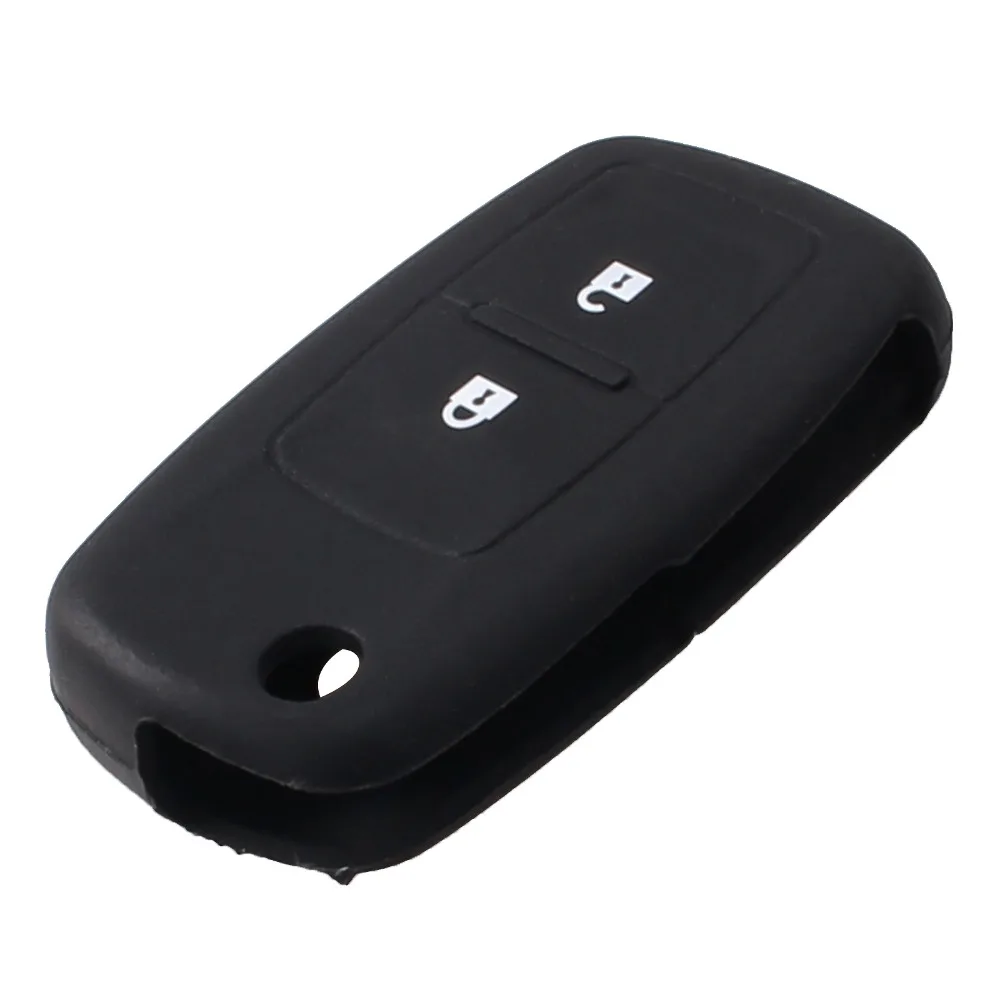 Силиконовый чехол + 2 кнопки Автомобильный Дистанционный квадратный флип-чехол