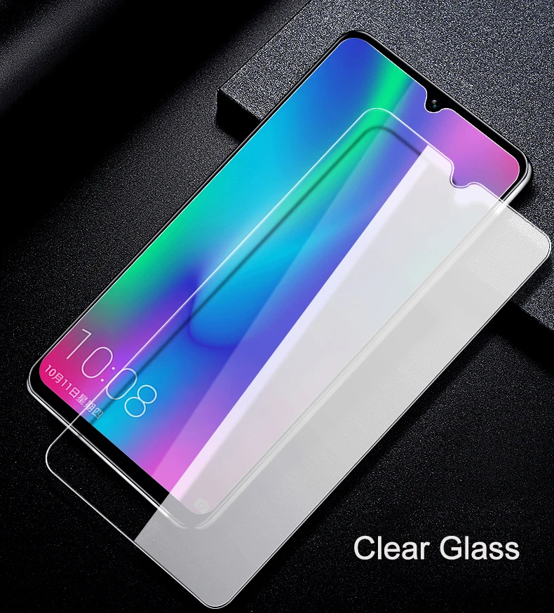 2 шт./лот закаленное стекло для huawei P Smart защита экрана против Blu-Ray стекло для huawei P smart Plus защитная пленка