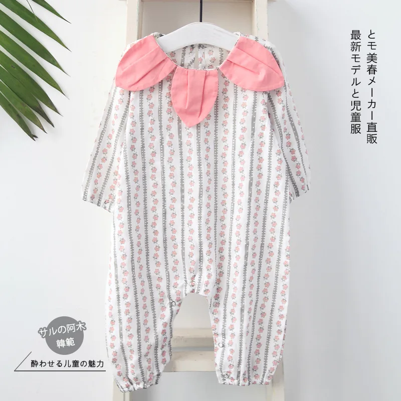 Ins/Лидер продаж Дети для маленьких девочек оборки Комбинезоны Комбинезон с