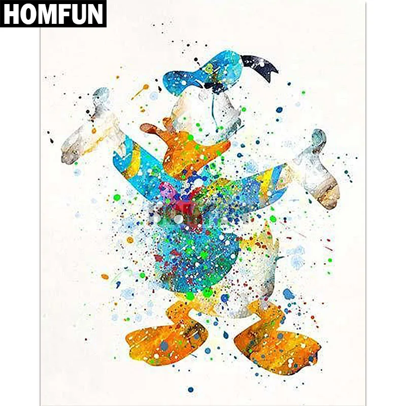 Шоколад HOMFUN полная квадратная/круглая дрель 5D DIY Алмазная картина "мультяшная роспись" 3D вышивка крестиком 5D домашний декор A01851 - Цвет: Шоколад