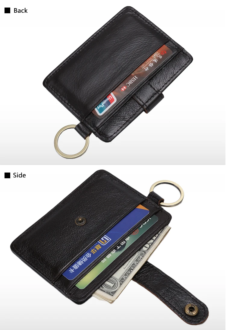 Держатель для карт кошелек RFID Блокировка короткий из натуральной кожи кредитный держатель для карт для мужчин винтажный Кошелек для монет модные кошельки