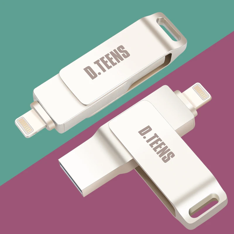 Dteens USB 3 0 pendrive для iphone 8 x Флешка 64 ГБ 7 Plus 6 6S 5 ipad Pendrive высокая скорость u диск i7|pendrive