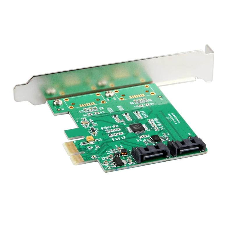 Хорошее Качество 2 Портов Внутренняя PCIe PCI-Express SATA 3.0 Поддержка 6 ГБ/сек. Карты