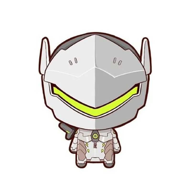FPS Game Ow Keychain Fashion Overwatch D.va Hanzo Mei Tracer Reaper Figure Bag Pendants Car Key Chains Holder Keyrings Jewelry