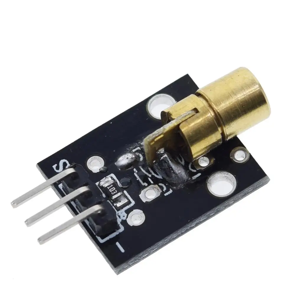 Завеса KY 008 3pin 650nm красный лазерный передатчик точка лазерного диода Медь головка