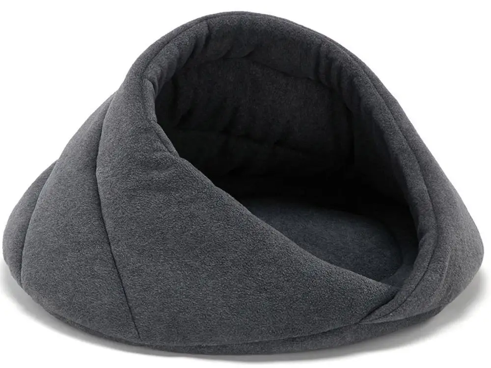 Gray Petshy Pet Cat Cave House кровать для собак мягкий коврик для сна для щенка в помещении теплый удобный маленький средний кошки собаки для дома - Цвет: Gray