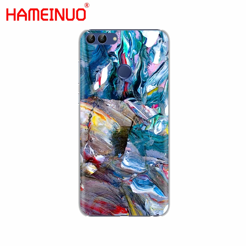 HAMEINUO мраморный зеленый камень чехол для сотового телефона huawei Honor 7C Y5 Y625 Y635 Y6 Y7 Y9