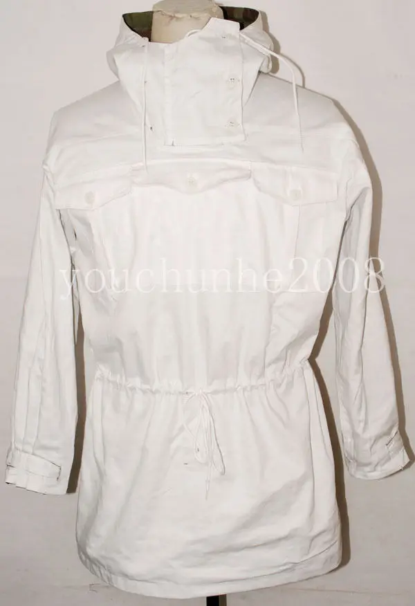 Немецкий Итальянский камуфляж Второй мировой войны и белый Реверсивный SMOCK