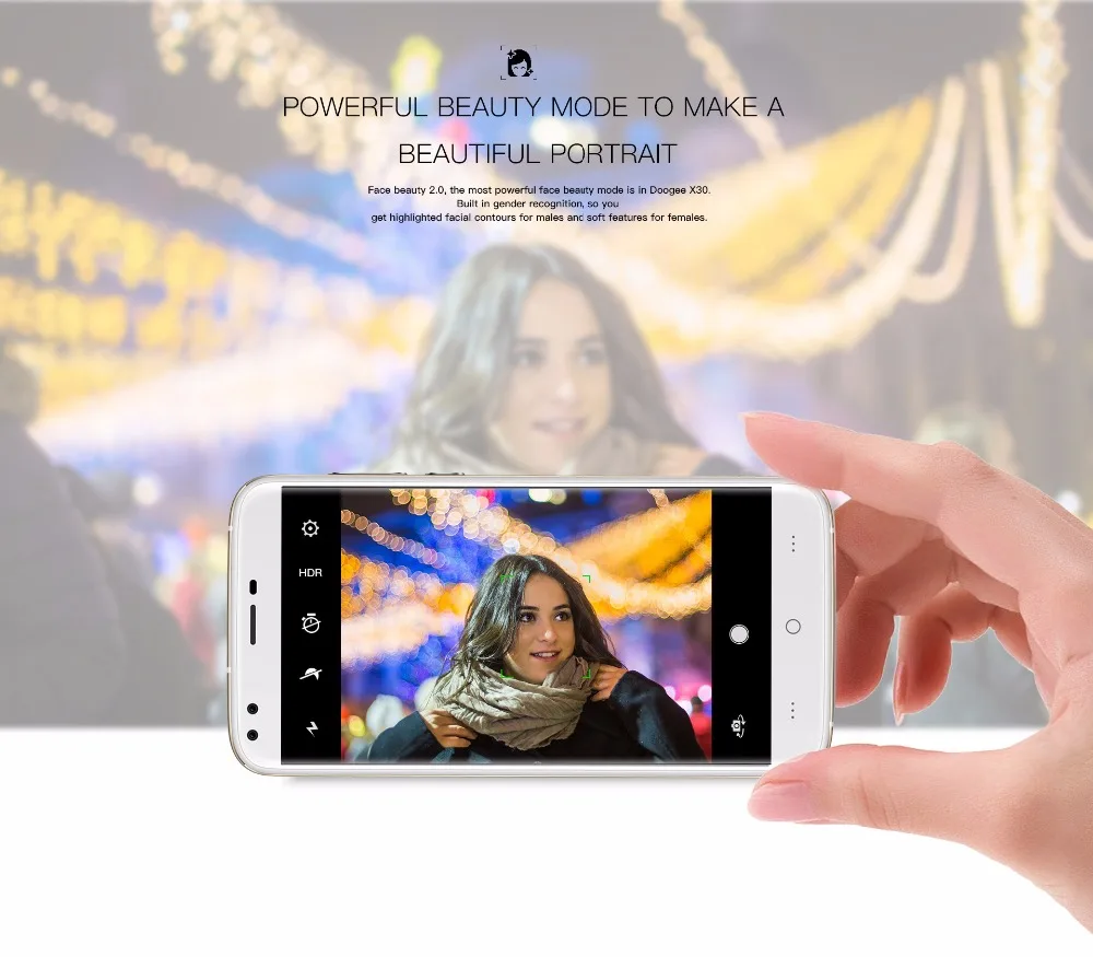 Оригинал DOOGEE X30 Встроенная память 16 ГБ смартфон MTK6580 4 ядра 5.5 дюймов Android 7.0