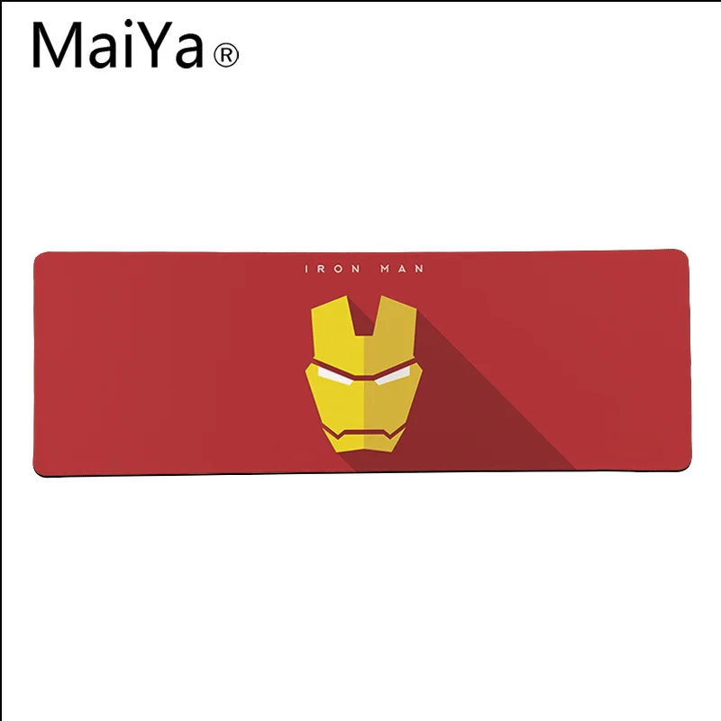 Maiya высокое качество Marvel Железный человек уникальный настольный коврик игровой коврик для мыши большой коврик для мыши клавиатуры коврик