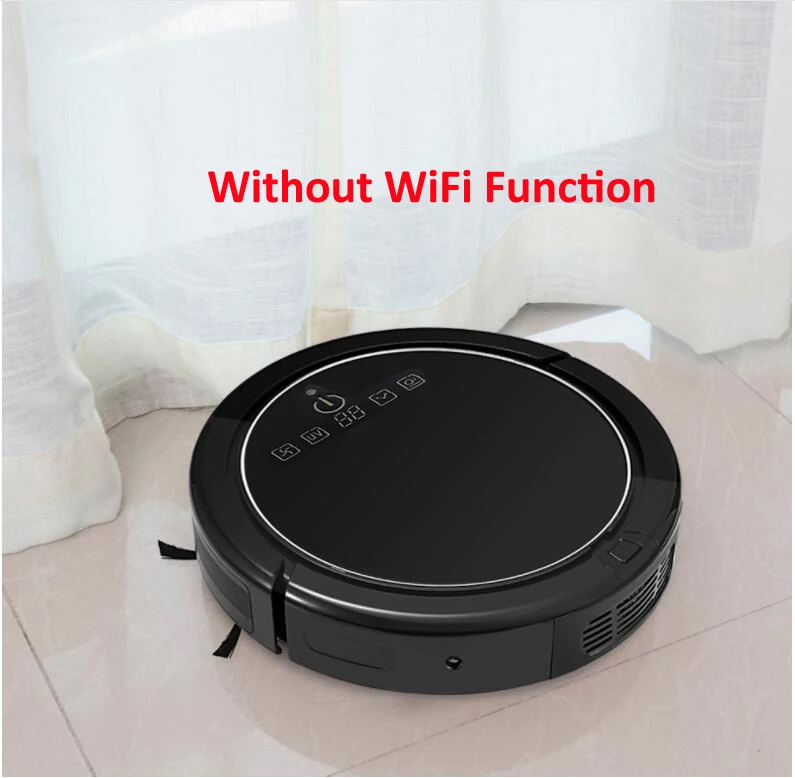 Автоматический робот-пылесос для дома с Wi-Fi и управлением через приложение для смартфонов с литий-ионным аккумулятором емкостью 3350 мАч, резервуаром для воды, УФ-лампой