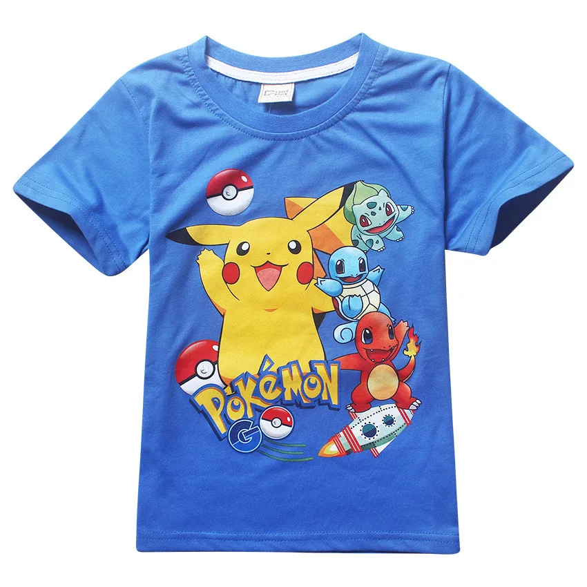 3958blue Новинка года, футболка «Pokemon Go» пальто для мальчиков хлопковые толстовки с героями мультфильмов, футболка для мальчиков, одежда для детей возрастом от 3 до 10 лет, детские куртки - Цвет: 3958blue