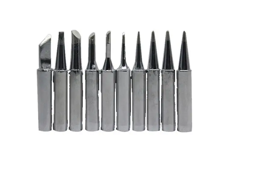 10Pcs 900M-T Series Soldering Iron Tip Lead-free Welding Sting For Tips for Hakko ATTEN QUICK Aoyue Yihua | Инструменты