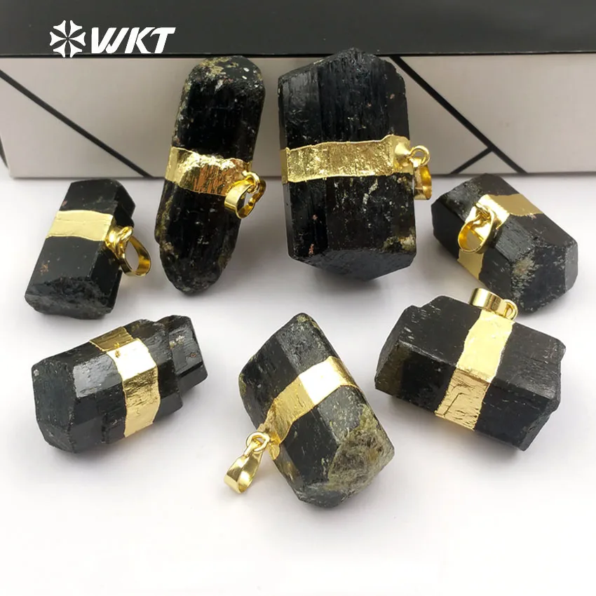 Флэш новый товар! Подвески из черного турмалина nugget натуральные черные лечебные