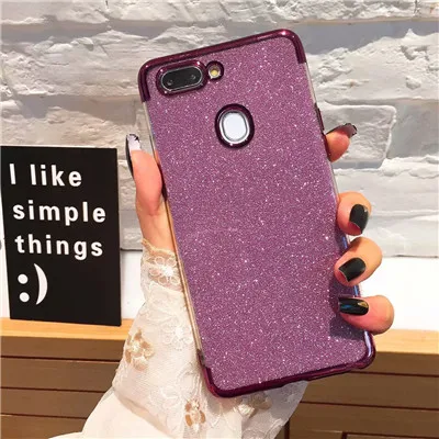 Блестящий чехол для телефона для huawei Коврики 8 9 10 20 P8 P9 P10 P20 P30 P Smart Lite Plus Pro Nova 2i 2 3i 3e 4e мягкий блестящий чехол Coque - Цвет: Purple
