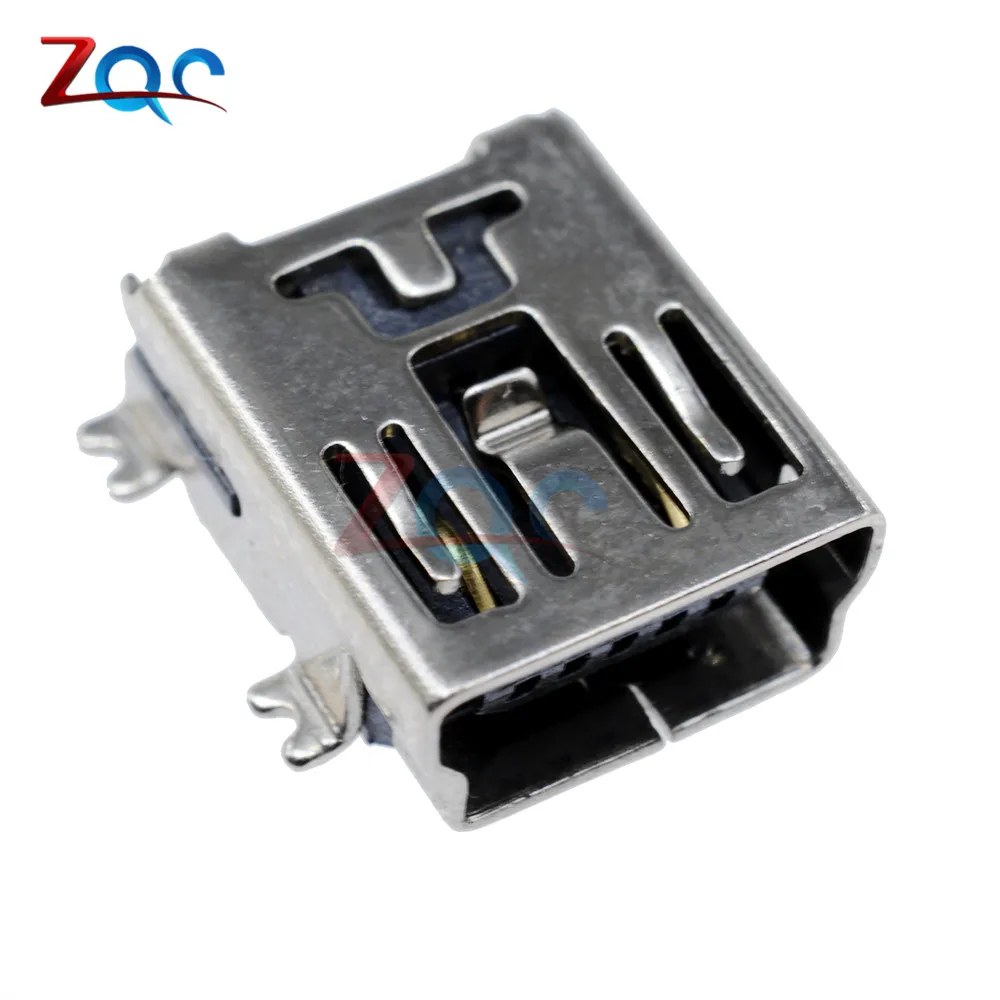 

20PCS Mini USB SMD 5 Pin Female Mini B Socket Connector Plug
