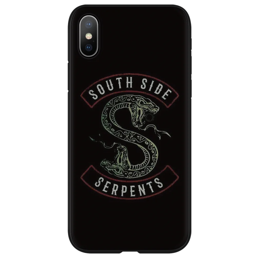 0stsdan Американский ТВ ривердейл Southside змей мягкий чехол для iphone 7 8 6 6s Plus чехол для iphone 10 XR X 11 Pro XS Max 5 5S SE чехол - Цвет: 0stsdan