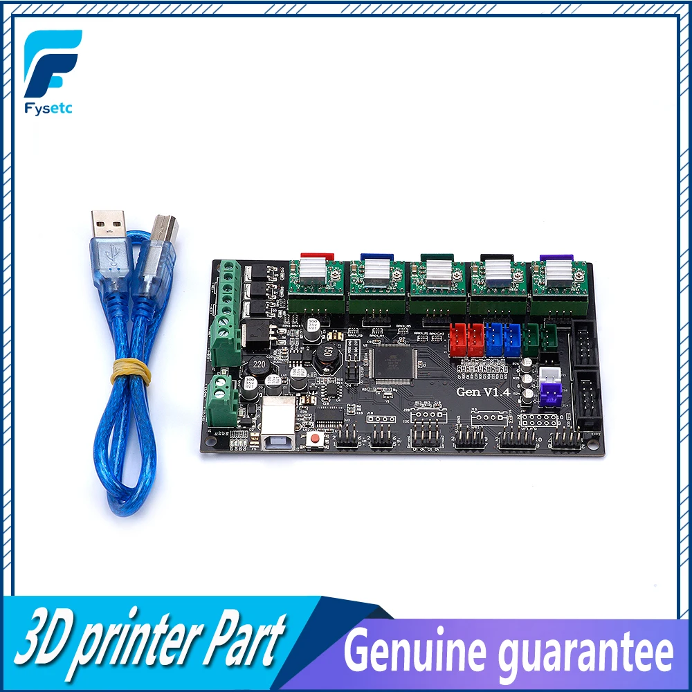 3D принтеры Управление Панель доска Gen V1.4 Integrated пандусы 1 4 и Mega 2560 платы с 5 шт. A4988