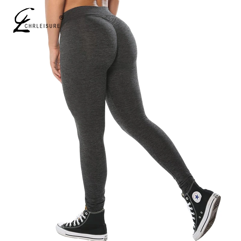 CHRLEISURE S XL 3 Цвета Женщины Push Up Леггинсы спортивные леггинсы Повседневная