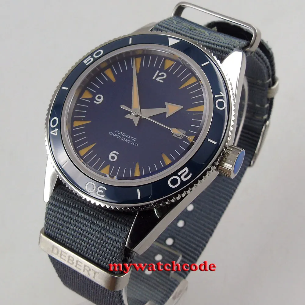 Мужские автоматические часы с синим циферблатом 41 мм 821A|watch automatic men|watch menwatch men |