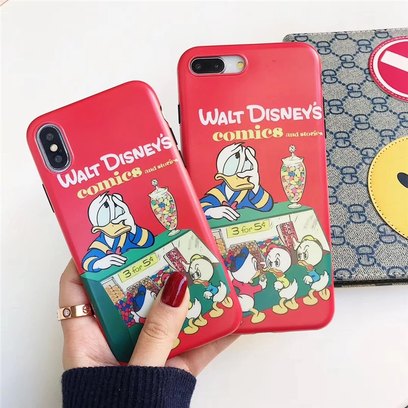 WTSZKL весело Дональд Дак мобильный чехол для iPhone X XR XS MAX в виде ракушки милый