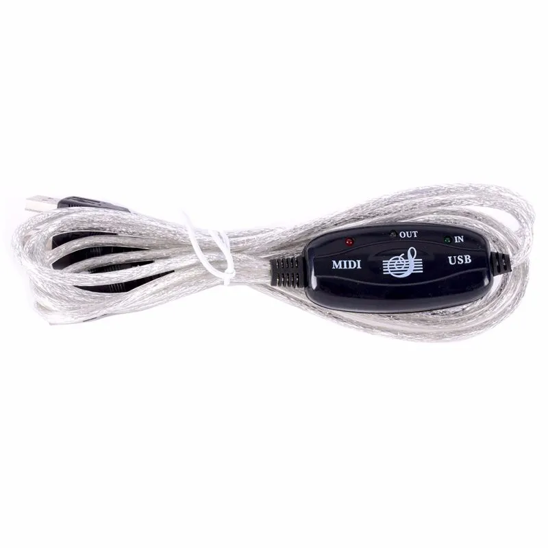 Профессиональный 5-контактный MIDI кабель линии музыкального редактора к USB