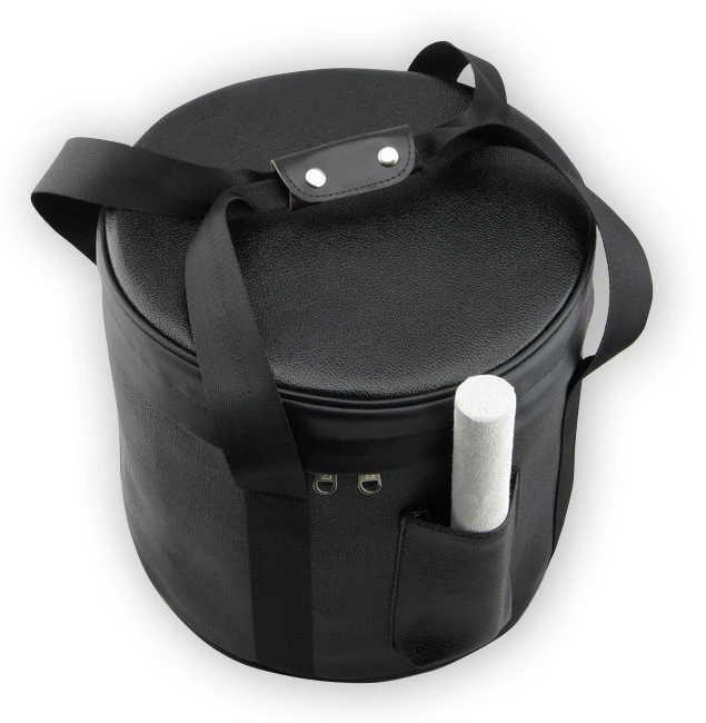 Поющая миска из полиуретана с кристаллами для чаши 8 дюймов черного и оранжевого