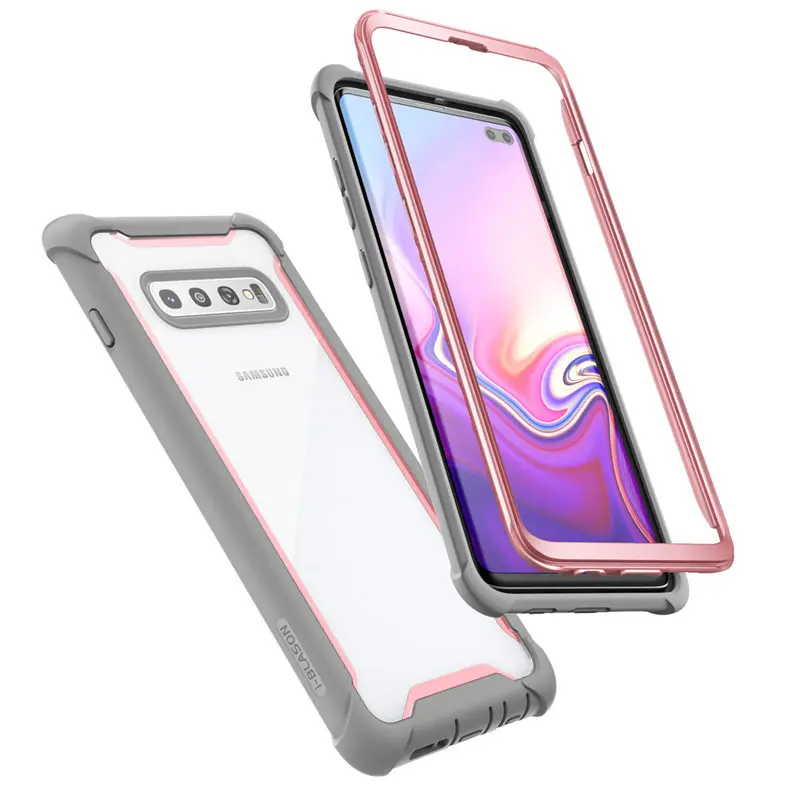 Для samsung S10 Plus чехол 6,4 Ares прочный Чехол на весь корпус со встроенной защитной пленкой [не совместим с датчиком отпечатков пальцев]