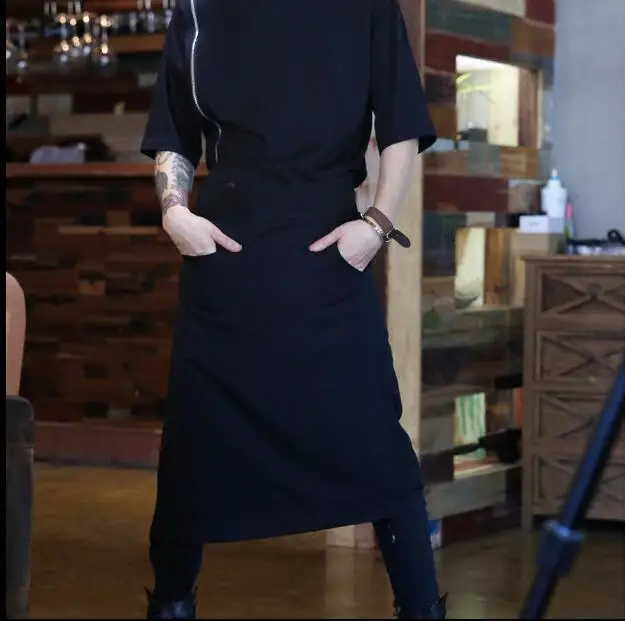 2017 Для мужчин и горе с отправление t семь юбка Штаны стилист Комбинезоны Штаны|skirt