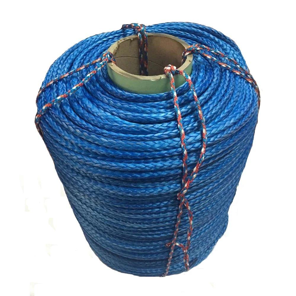20 мм х 50 метров 12 нитей синтетический трос из UHMWPE лебедка Парусный канат Тяговая