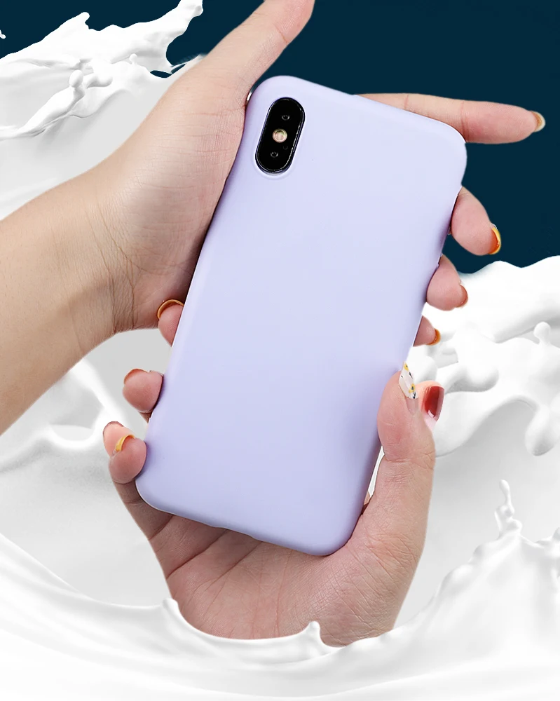 Силиконовый однотонный чехол LOVECOM ярких цветов для iPhone 11 Pro Max XS Max XR X для iPhone 6 6S 7 8 Plus, мягкая задняя крышка из ТПУ для телефона