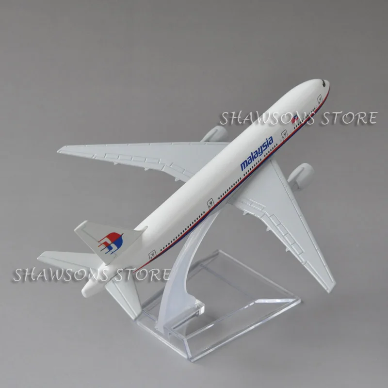 Литье под давлением Металл 1:520 модель самолета игрушки Boeing 777-200 Малайзия лайнер 15