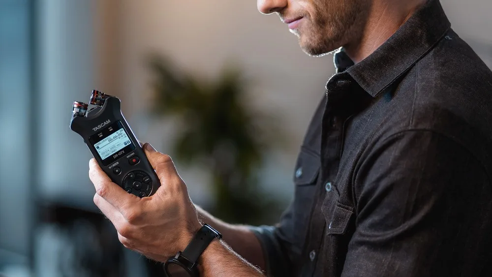 TASCAM DR07X стерео ручной цифровой аудио рекордер интервью рекордер ручка HD шумоподавление запись линейный PCM& MP3