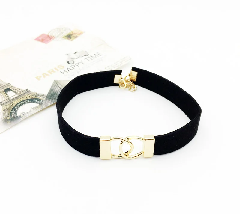 LEMOER Boho Black Velvet Handcuffs Pendants Charms Collar Choker Necklace for women gothic Designer Tattoo Jewelry collier femme | Украшения