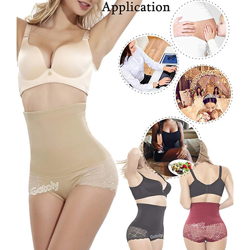 Женский формирователь тела высокая талия подтяжки живота контроль трусики