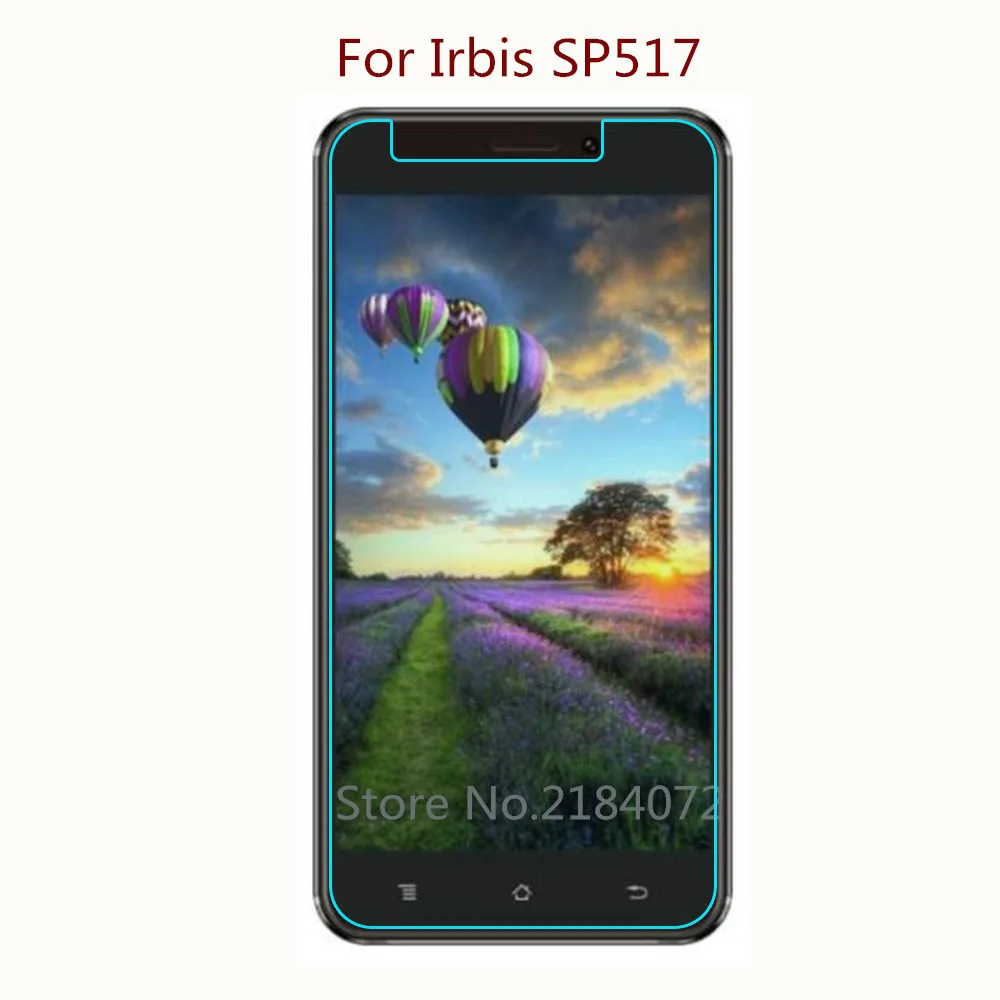 Защитное стекло 9H 2.5D для Irbis SP517 закаленное смартфона Защитная пленка