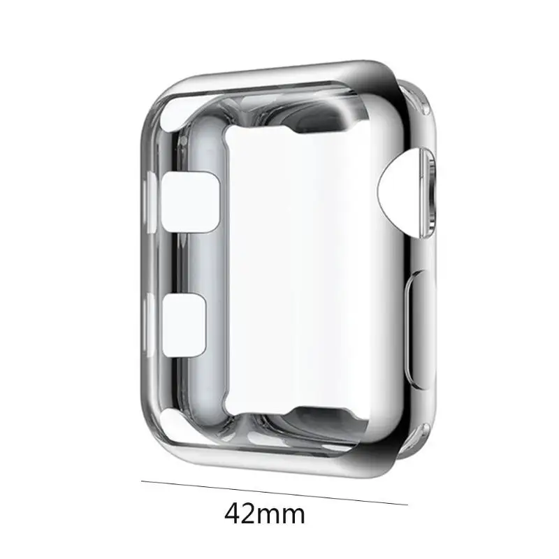 For Apple Watch Case Protector Cover 38/42mm Screen Soft Slim for Series 2/3 |