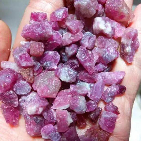 100g природный красный турмалин кристалл шероховатый камень | Дом и сад