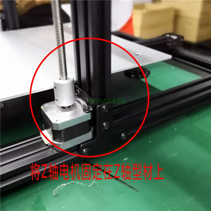 CR-10 3D принтер аксессуары Z 42 Шаг двигатель металлический фиксатор с винтами для Creality Ender-3 3D принтер запчасти
