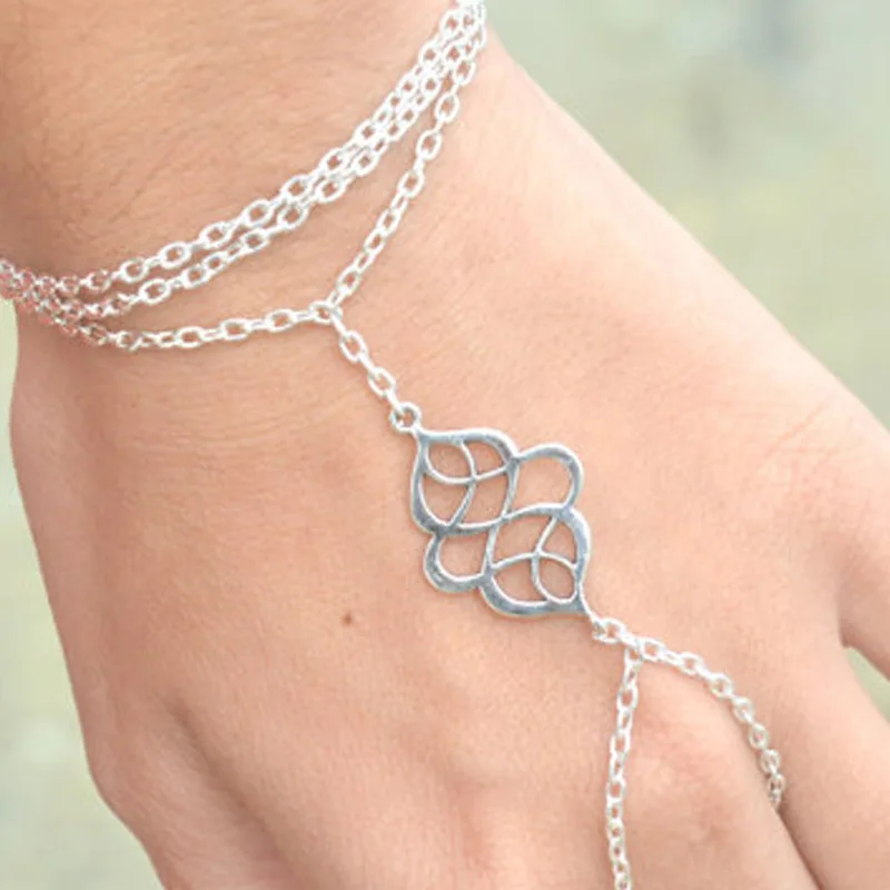 Женский браслет в богемном стиле bijoux buddha модный на палец Хамса Фатимы браслеты