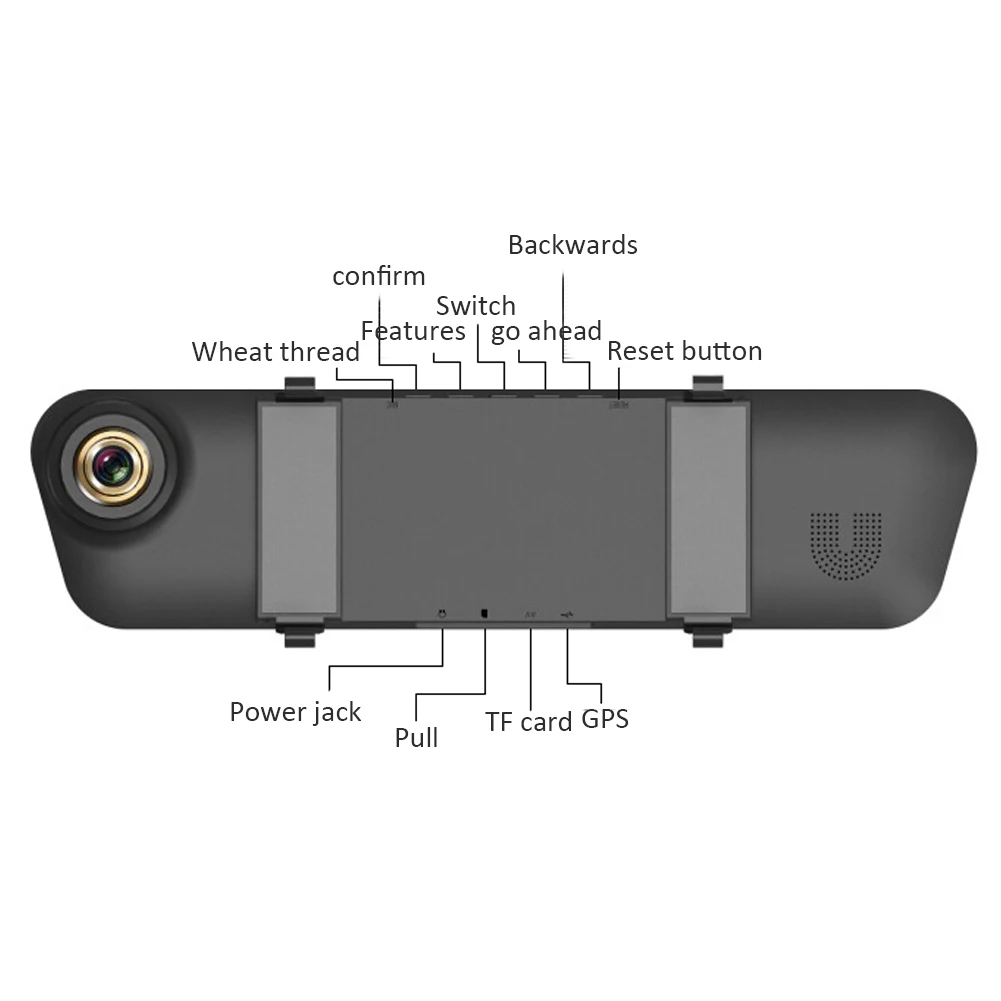 HD 1080P Video Recorder Dash Cam Anti Rear View Mirror Car Camera DVR Drop Shipping | Автомобили и мотоциклы