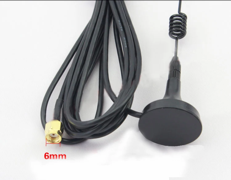 Wifi Antenna 2.4Ghz 7dbi High Gain With RP-SMA Connector Signal Booster Level Polarization NEW Wholesale Antena Router - купить по