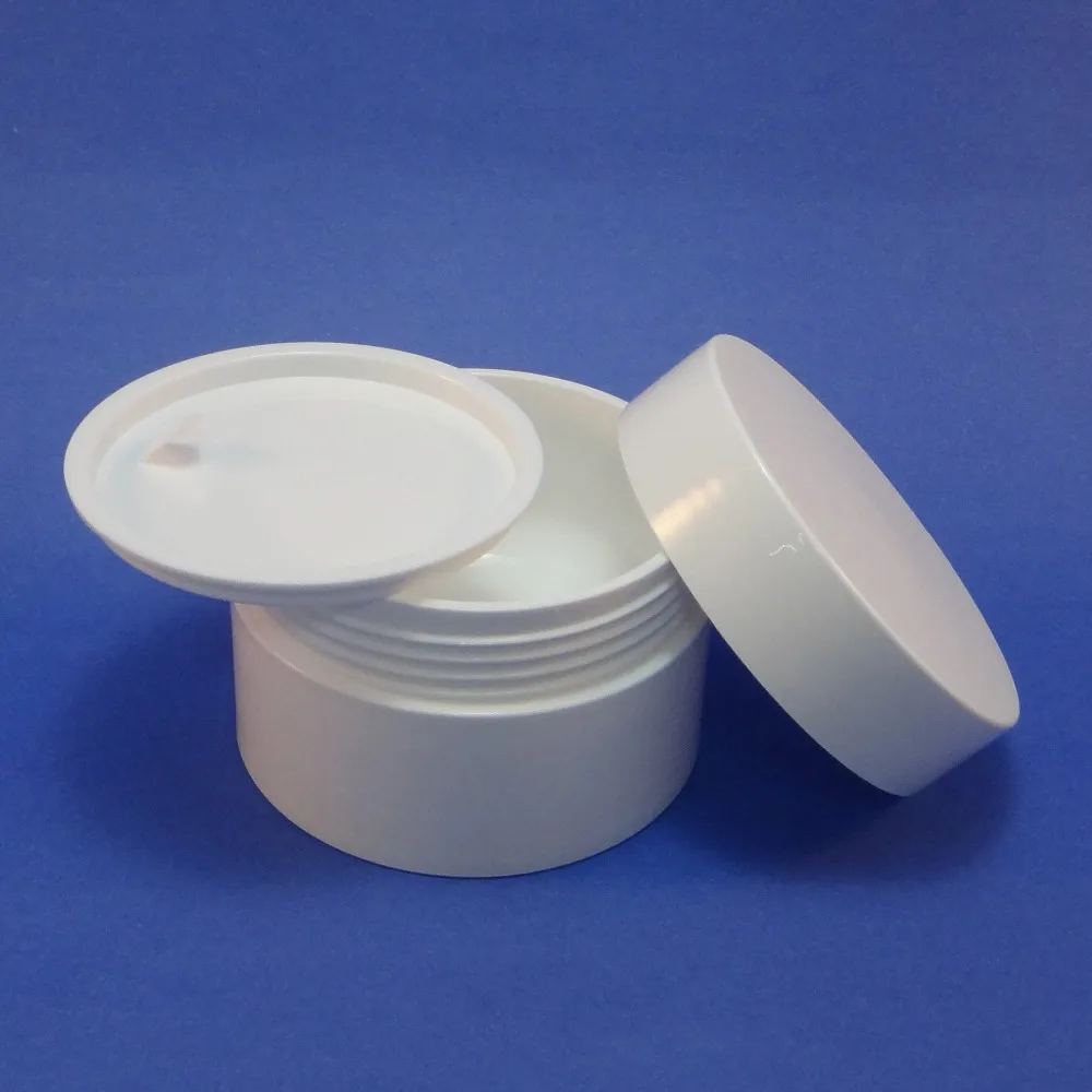 1 шт. белая пластиковая косметическая бутылка для крема 2 унции|cosmetics cream empty jar|empty