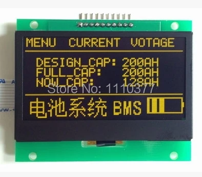 NoEnName_Null 2 4 дюйма 10PIN SPI желтый OLED модуль SSD1309 Привод IC 128*64|oled module|oled yellowoled module spi |