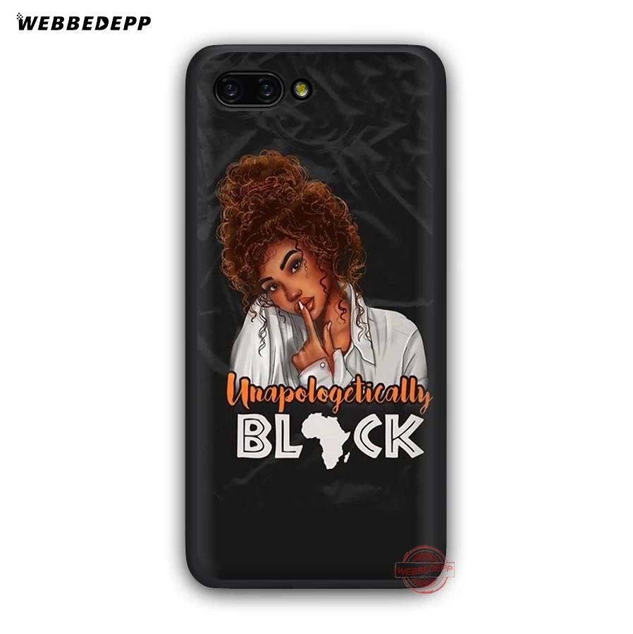 WEBBEDEPP 2 бунц меланина попсовое Aba черная девочка мягкий чехол для Honor 20 10 9 9X 8 Lite 8C 8X