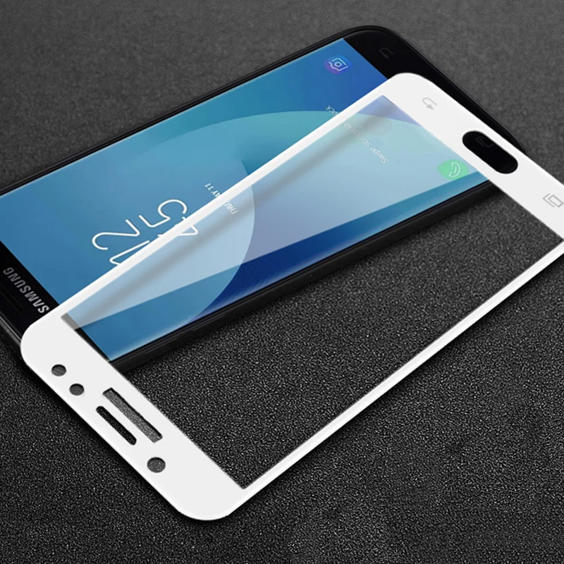 Закаленное стекло 9D с полным наклеиванием для Samsung J5 2017 Защита экрана Galaxy J2 J3 Pro J4 J6