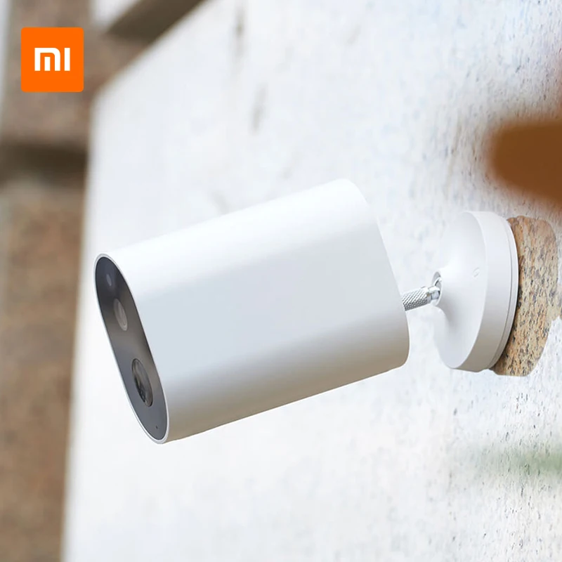 Оригинальная смарт-камера Xiaomi 1080P с батарейным шлюзом 120 градусов f2 6 IP65 AI