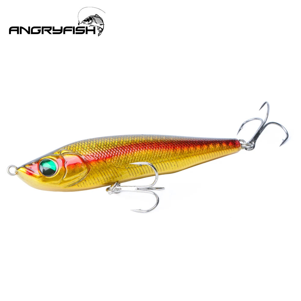 

Angryfish Hot Sale 1Pcs 105mm 20.5g Fishing Lure Lifelike Artificial Bait with Barbed Hooks C8014