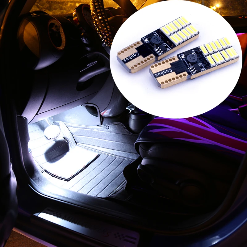 2 шт./компл. Авто Атмосфера подсветка Интерьер тире пол Нижняя крышка украшение